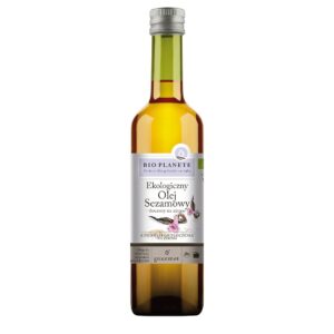 OLEJ SEZAMOWY TŁOCZONY NA ZIMNO BIO 500 ml - BIO PLANETE