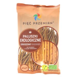 PALUSZKI ORKISZOWE PEŁNOZIARNISTE BIO 45 g - PIĘĆ PRZEMIAN