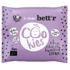 CIASTKO Z CZEKOLADĄ I ORZECHAMI LASKOWYMI BEZ DODATKU CUKRÓW BEZGLUTENOWE BIO 40 g - BETT'R