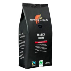 KAWA ZIARNISTA ARABICA 100 % CREMA FAIR TRADE BIO 1 kg - MOUNT HAGEN