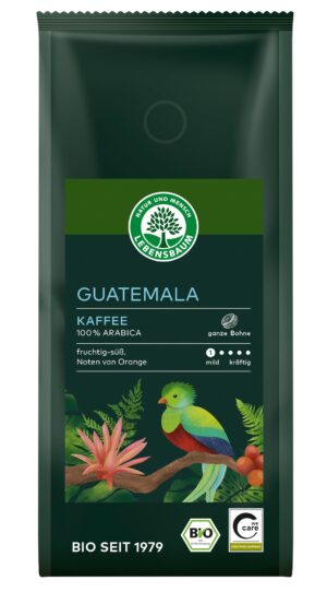 KAWA ZIARNISTA ARABICA 100 % GWATEMALA BIO 250 g - LEBENSBAUM