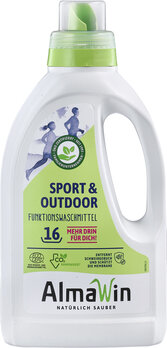 PŁYN DO PRANIA SPORTOWYCH UBRAŃ (KONCENTRAT) ECO 750 ml (16 PRAŃ) - ALMAWIN