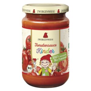 SOS POMIDOROWY DLA DZIECI BEZGLUTENOWY BIO 340 ml - ZWERGENWIESE