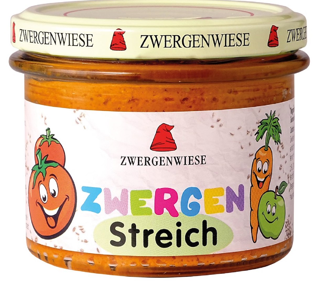 PASTA SŁONECZNIKOWA DLA DZIECI BEZGLUTENOWA BIO 180 g - ZWERGENWIESE