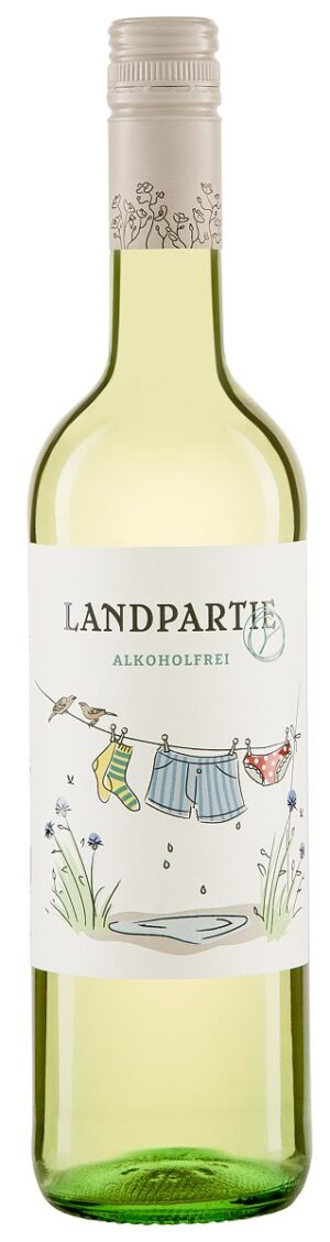 WINO BEZALKOHOLOWE CUVÉE BIAŁE SŁODKIE BIO 0,75 L - LANDPARTIE (RIEGEL)