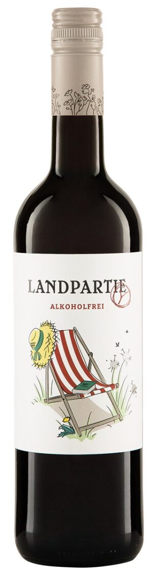 WINO BEZALKOHOLOWE CUVÉE CZERWONE SŁODKIE BIO 0,75 L - LANDPARTIE (RIEGEL)