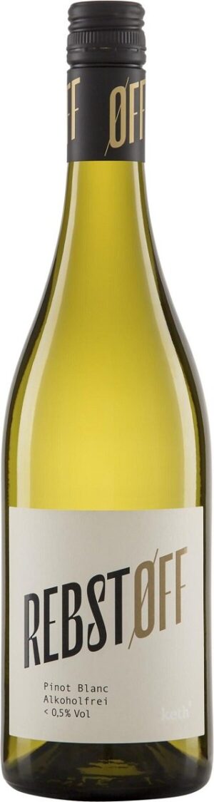 WINO BEZALKOHOLOWE PINOT BLANC BIAŁE PÓŁWYTRAWNE BIO 0,75 L - KETH (REBSTOFF) (RIEGEL)