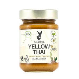 PASTA TAJSKA ŻÓŁTE CURRY BEZGLUTENOWA BIO 190 g -  SANCHON