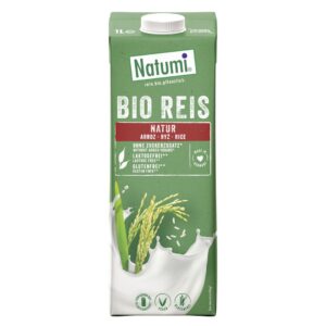 NAPÓJ RYŻOWY BEZ DODATKU CUKRÓW BEZGLUTENOWY BIO 1 L - NATUMI