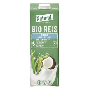 NAPÓJ RYŻOWO - KOKOSOWY BEZ DODATKU CUKRÓW BEZGLUTENOWY BIO 1 L - NATUMI