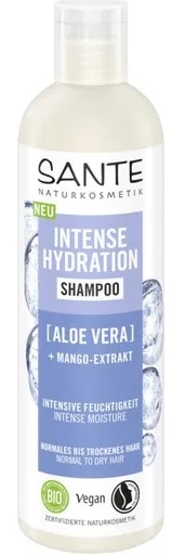 SZAMPON NAWILŻAJĄCY DO WŁOSÓW NORMALNYCH I SUCHYCH Z ALOESEM I EKSTRAKTEM Z MANGO ECO 250 ml - SANTE