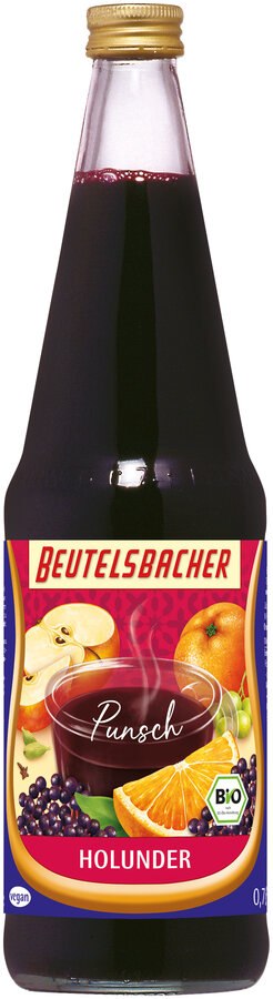GRZANIEC BEZALKOHOLOWY POMARAŃCZA - CZARNY BEZ BIO 700 ml - BEUTELSBACHER (PRODUKT SEZONOWY)