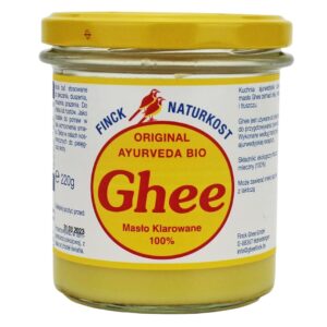 MASŁO KLAROWANE GHEE BIO 220 g (242 ml) - FINCK AYURVEDA
