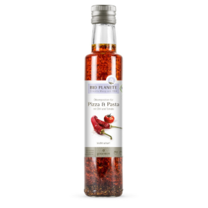 OLEJ DO PIZZY I MAKARONU Z OLIWĄ, POMIDORAMI I CHILI BIO 250 ml - BIO PLANETE