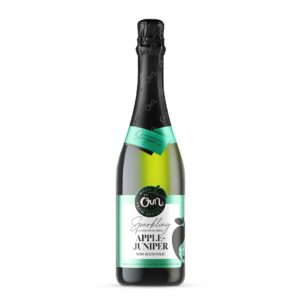 NAPÓJ BEZALKOHOLOWY JABŁKOWO - JAŁOWCOWY MUSUJĄCY BIO 750 ml - OUN