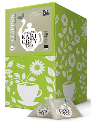 HERBATA CZARNA EARL GREY FAIR TRADE BIO (250 x 2,0 g) 500 g - CLIPPER