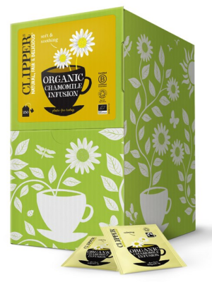 HERBATKA RUMIANKOWA FAIR TRADE BIO (250 x 1,5 g) 375 g - CLIPPER