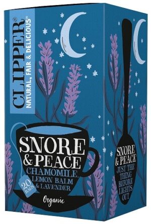 HERBATKA Z MELISĄ I LAWENDĄ NA SEN (SNORE & PEACE) BIO (20 x 1,5 g) 30 g - CLIPPER