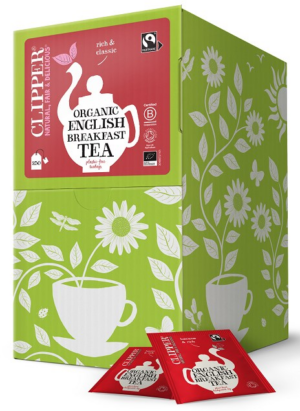 HERBATA CZARNA ENGLISH BREAKFAST FAIR TRADE BIO (250 x 2,2 g) 550 g - CLIPPER