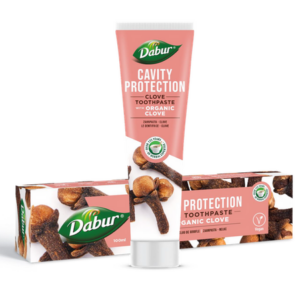 PASTA DO ZĘBÓW PRZECIWPRÓCHNICZA Z GOŹDZIKIEM BEZ FLUORU 100 ml - DABUR