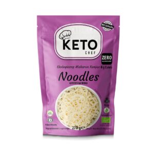 MAKARON (KONJAC) NOODLE GOTOWY NA WOKA BEZGLUTENOWY BIO 270 g (200 g) - KETO CHEF