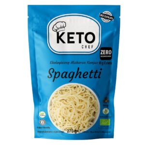MAKARON (KONJAC) SPAGHETTI BEZGLUTENOWY BIO 270 g (200 g) - KETO CHEF