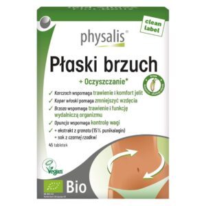 TABLETKI NA PŁASKI BRZUCH BIO 45 szt. - PHYSALIS