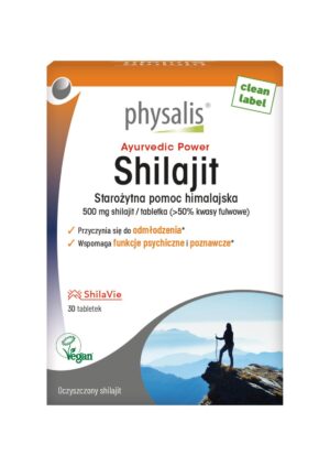 SHILAJIT (500 mg) 30 TABLETEK - PHYSALIS