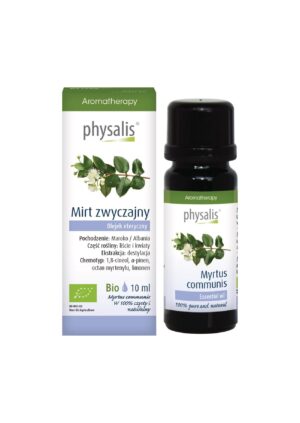 OLEJEK ETERYCZNY MIRT ZWYCZAJNY BIO 10 ml - PHYSALIS