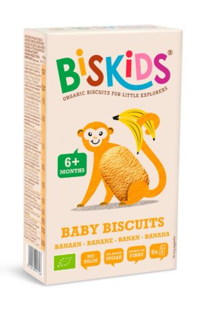 CIASTECZKA BANANOWE OD 6 MIESIĄCA BIO 120 g - BISKIDS