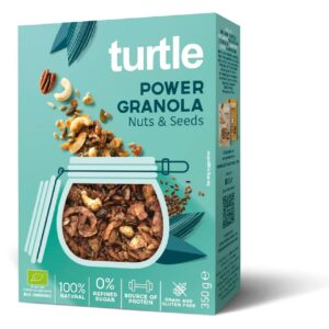 GRANOLA ORZECHY - NASIONA BEZGLUTENOWA BIO 350 g - TURTLE
