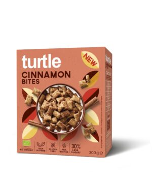PODUSZKI ZBOŻOWE CYNAMONOWE BEZGLUTENOWE BIO 300 g - TURTLE
