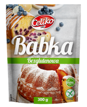 MIESZANKA DO WYPIEKU BABKI BEZGLUTENOWA 300 g - CELIKO