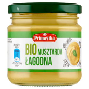 MUSZTARDA ŁAGODNA BIO 170 g - PRIMAVIKA