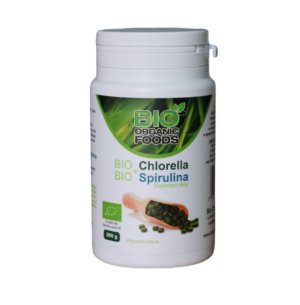 CHLORELLA PYRENOIDOSA + SPIRULINA BIO 560 TABLETEK - BIO ORGANIC FOODS