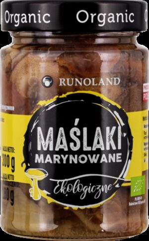 MAŚLAKI MARYNOWANE BIO 300 g (180 g) - RUNOLAND