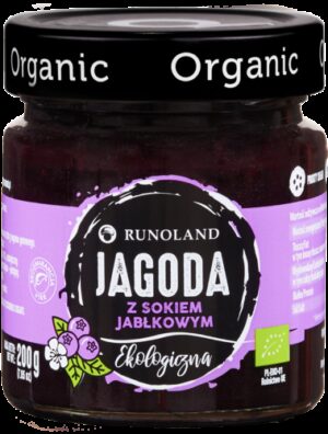 SŁODKA PRZEKĄSKA JAGODA BIO 200 g - RUNOLAND