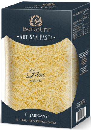 MAKARON (8-JAJECZNY SEMOLINOWY) KRAJANKA ŚREDNIA 200 g - BARTOLINI (ARTISAN PASTA)