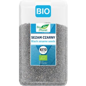 SEZAM CZARNY NIEŁUSKANY BIO 1 kg - BIO PLANET