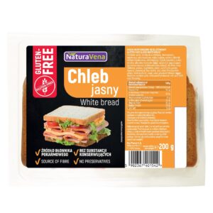 CHLEB JASNY KROJONY BEZGLUTENOWY 200 g - NATURAVENA