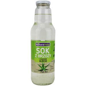 SOK Z BRZOZY Z KAWAŁKAMI ALOESU 750 ml - NATURAVENA
