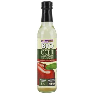 OCET JABŁKOWY 5 % NIEFILTROWANY  BIO 250 ml - NATURAVENA