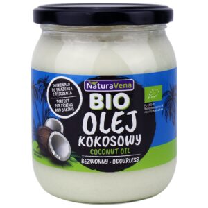 OLEJ KOKOSOWY BEZWONNY BIO 465 ml - NATURAVENA
