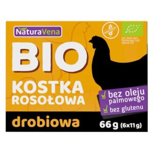 BULION - KOSTKI DROBIOWE BEZGLUTENOWE BIO (6 x 11 g) 66 g - NATURAVENA