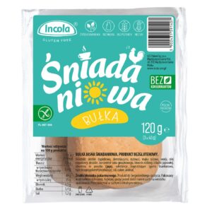 BUŁKI ŚNIADANIOWE BEZGLUTENOWE (3 szt.) 120 g - INCOLA