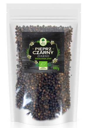 PIEPRZ CZARNY ZIARNISTY (UZUPEŁNIENIE) BIO 180 g - DARY NATURY