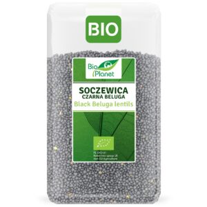 SOCZEWICA CZARNA BELUGA BIO 1 kg - BIO PLANET