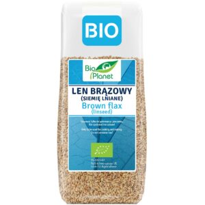 LEN BRĄZOWY (SIEMIĘ LNIANE) BIO 200 g - BIO PLANET