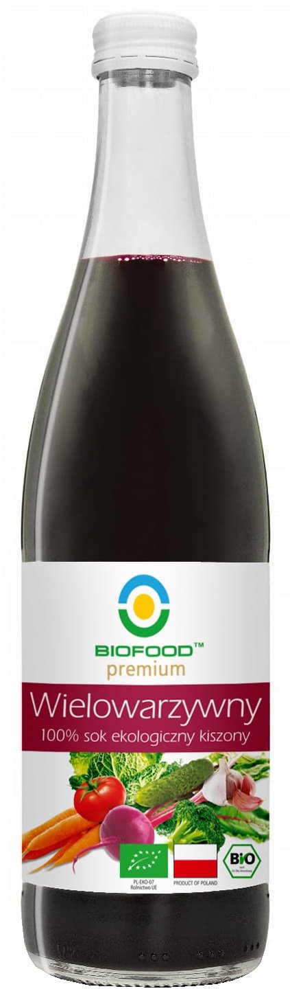 SOK WIELOWARZYWNY KISZONY NFC BEZGLUTENOWY BIO 500 ml - BIOFOOD