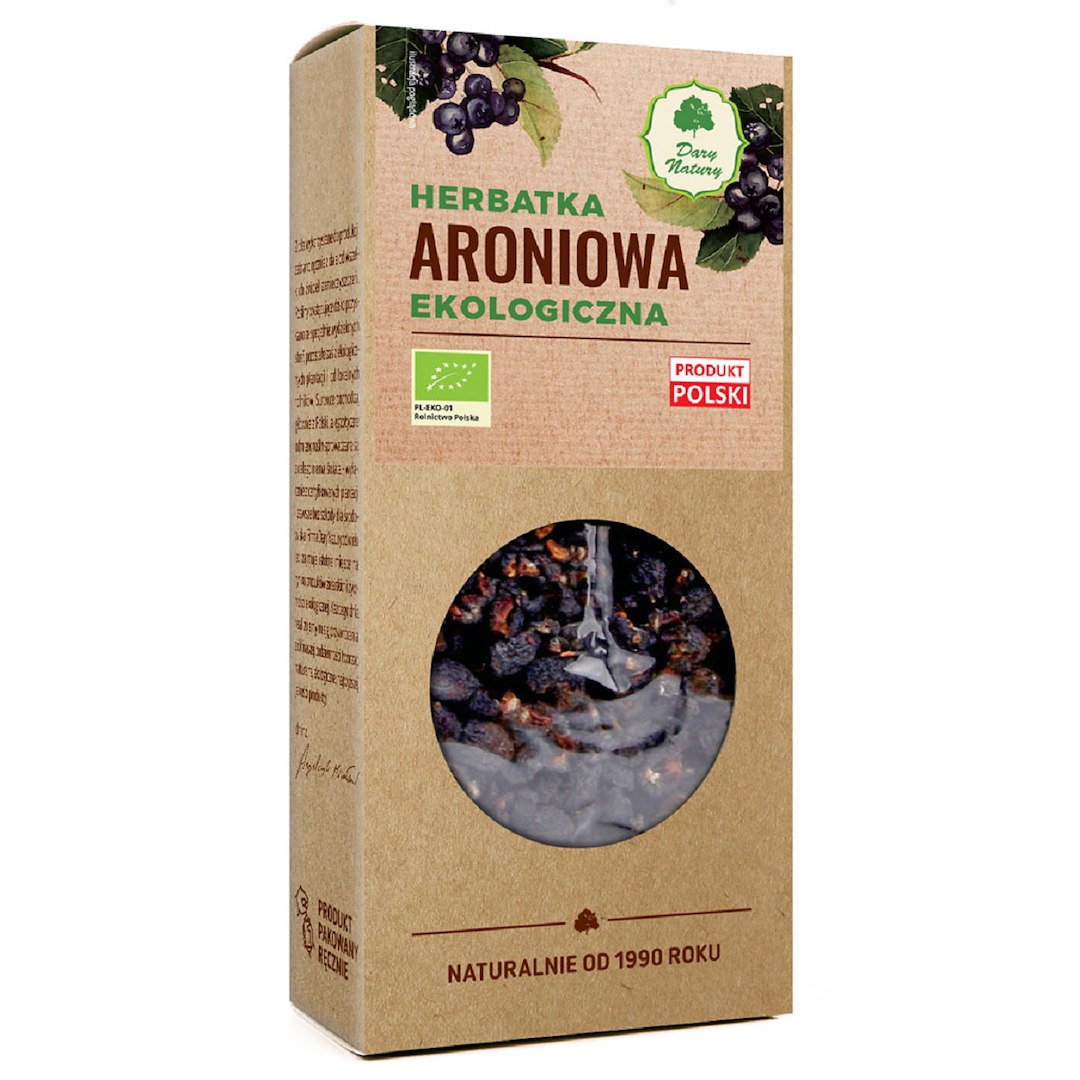HERBATKA ARONIOWA BIO 100 g - DARY NATURY